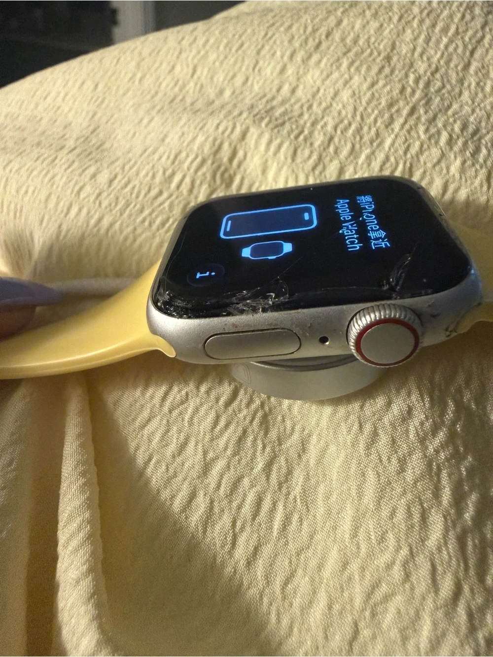 Apple smartwatch silver